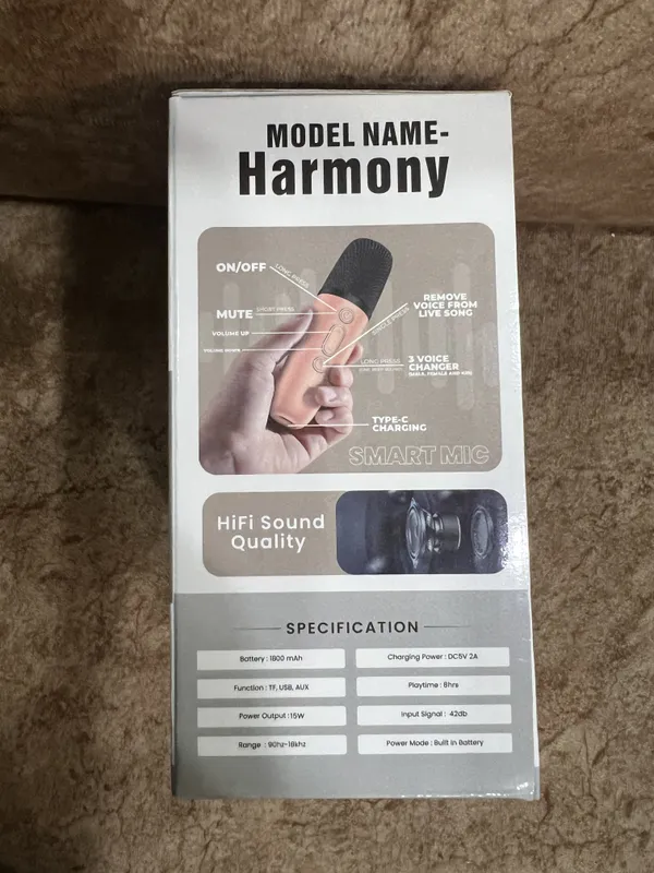 Cream_Harmony_15W_Tooth_Speaker_With_Wireless_Microphone