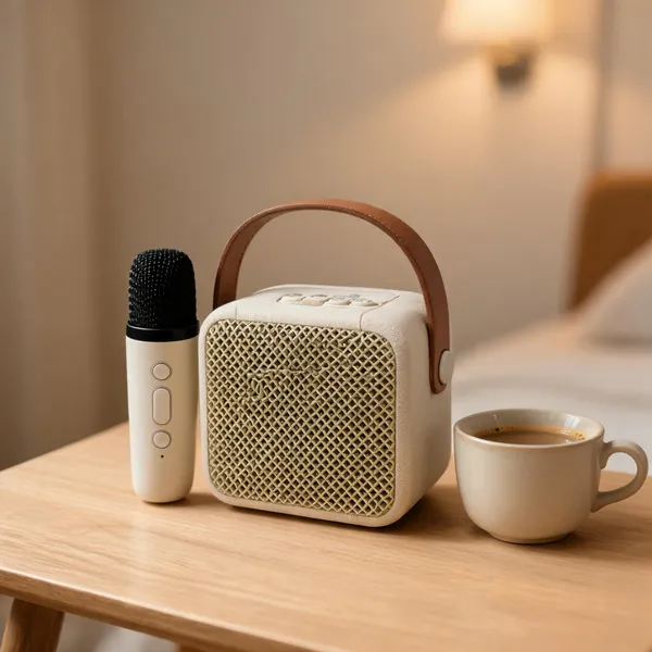 Cream_Harmony_15W_Tooth_Speaker_With_Wireless_Microphone