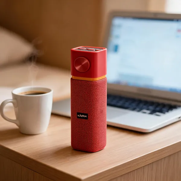 Green_Vibe_Stick_6W_Cylindrical_Portable_Tooth_Speaker