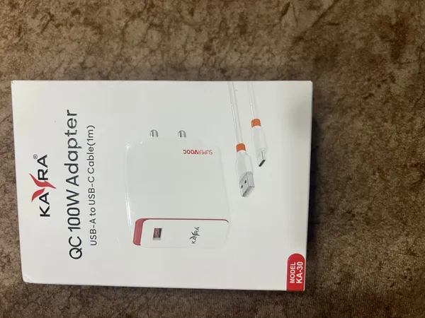 White_Super_Vooc_Fast_Wall_Charger_With_Usb_Cable