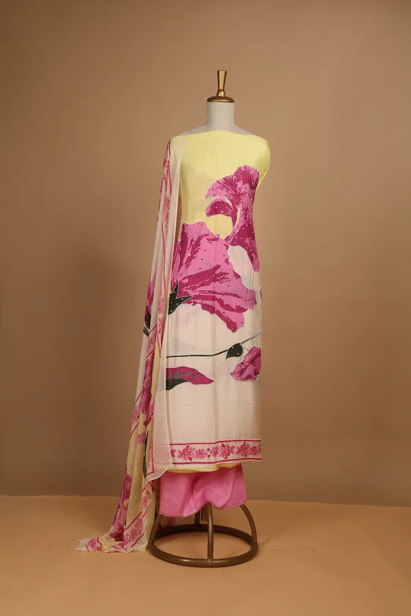 Multicolour_Muslin_Floral_Print_Unstitched_Suit_Set_For_Women