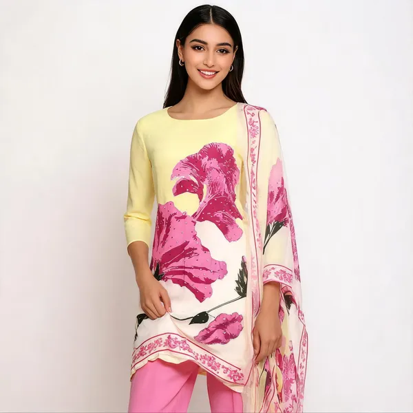 Multicolour_Muslin_Floral_Print_Unstitched_Suit_Set_For_Women