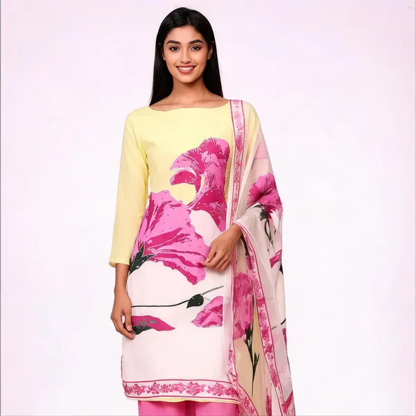 Multicolour_Muslin_Floral_Print_Unstitched_Suit_Set_For_Women
