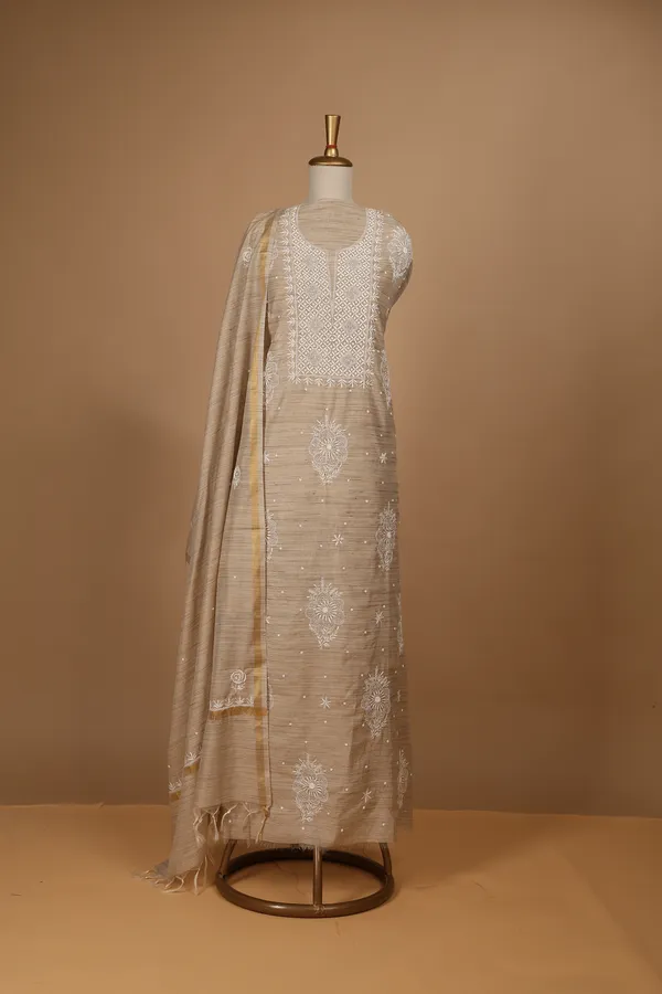 Beige_Embroidered_Straight_Kurta_Set_For_Women