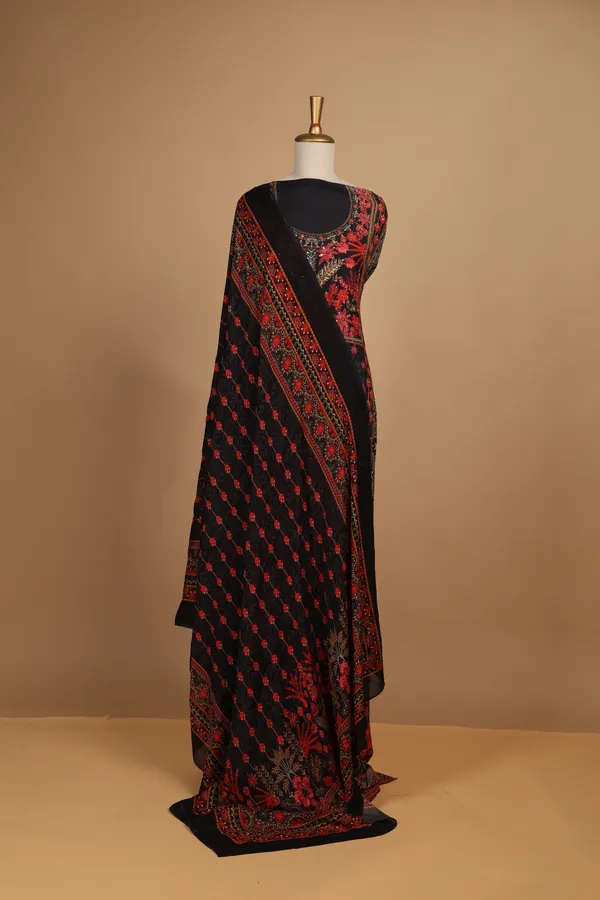 Black_Muslin_Printed_Unstitched_Suit_Set_For_Women