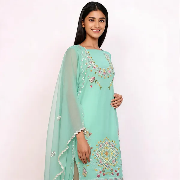 Mint_Green_Cotton_Embroidered_Unstitched_Suit_Set_For_Women