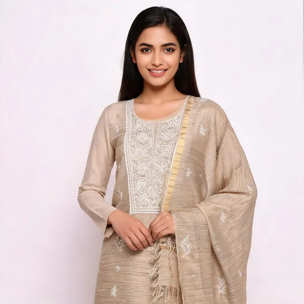 Beige_Mul_Cotton_Embroidered_Straight_Unstitched_Suit_Set_For_Women