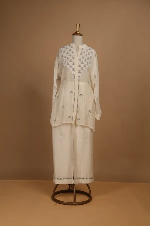 Off_White_Mul_Cotton_Embroidered_Semi-Stitched_Co-Ord_Set_For_Women
