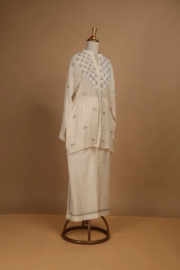 Off_White_Mul_Cotton_Embroidered_Semi-Stitched_Co-Ord_Set_For_Women