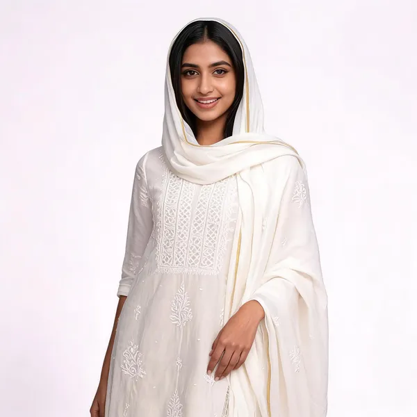 White_Mul_Cotton_Embroidered_Unstitched_Suit_Set_For_Women