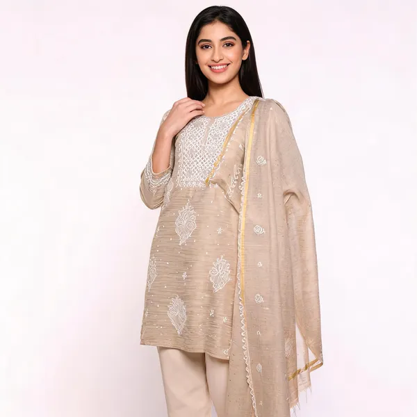 Beige_Mul_Cotton_Embroidered_Unstitched_Suit_Set_For_Women