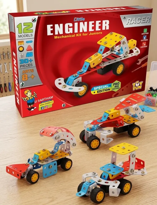 Little_Engineer_Racer_Stem_Mechanical_Kit