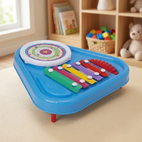 3_In_1_Drum_Xylophone_For_Kids_Green