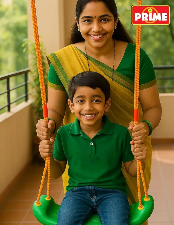 Plastic_Swing_Seat_For_Kids_Indoor_And_Outdoor_Green