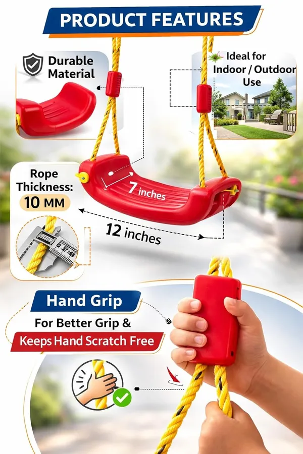 Plastic_Swing_Seat_For_Kids_Indoor_And_Outdoor_Red