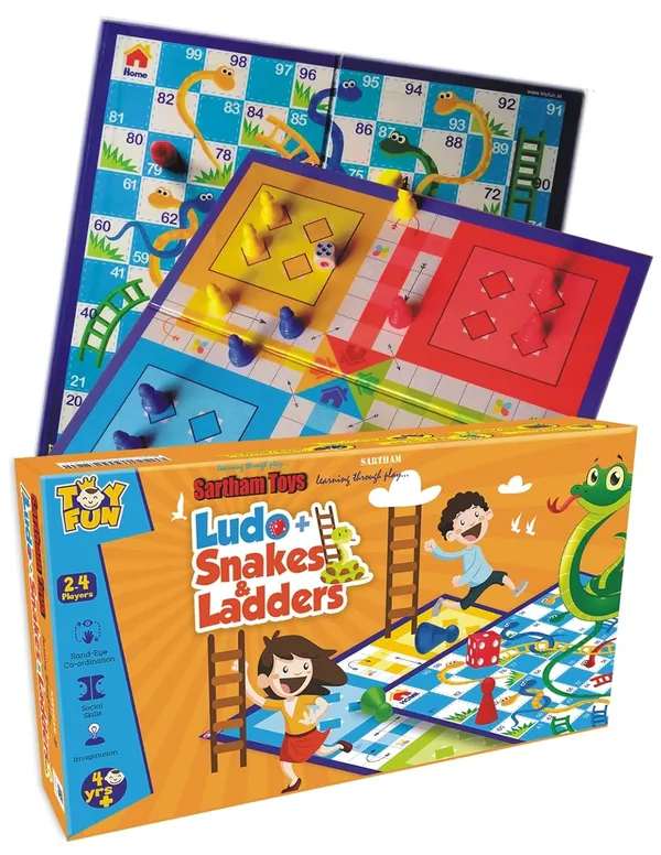 2_in_1_Ludo_And_Snake_Ladders_Board_Game