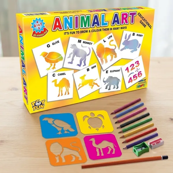 Stencils_Animals_Art_Set