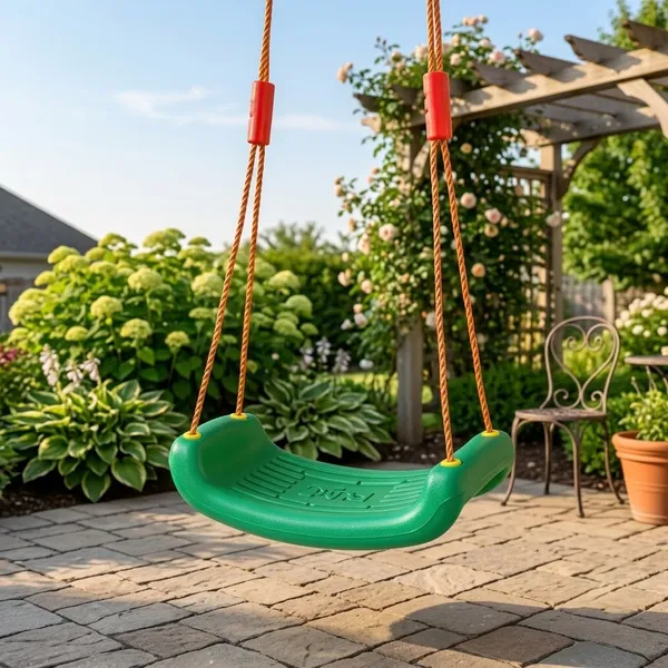 Plastic_Swing_Seat_For_Kids_Indoor_And_Outdoor_Green