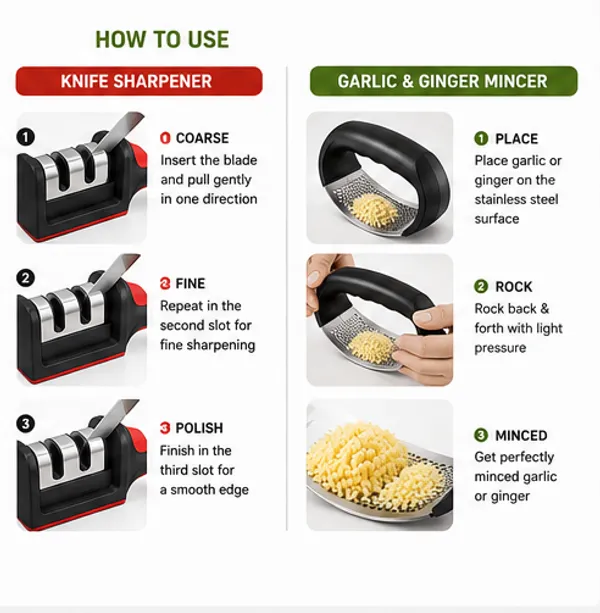 Black_Stainless_Steel_And_ABS_Plastic_Knife_Sharpener_For_Knife_Maintenance_|_Black_Stainless_Steel_And_ABS_Plastic_Garlic_Crusher_For_Kitchen_Tool