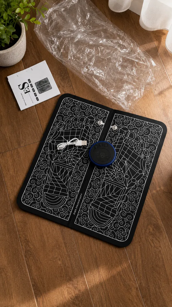 Foot_Massager_Mat_with_Digital_Smart_Controller_|_EMS_Electronic_Massage_Pad_|_USB_Rechargeable_|_Portable_Foot_Care_Mat_|_Black