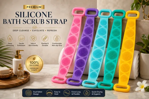 Premium_Silicone_Bath_Scrubber_Belt_for_Body_|_Double-Sided_Exfoliating_Bath_Strap_with_Dual_Handles_|_Soft_Back_Scrubber_&_Body_Massager_for_Men_&_Women_|_Multicolor
