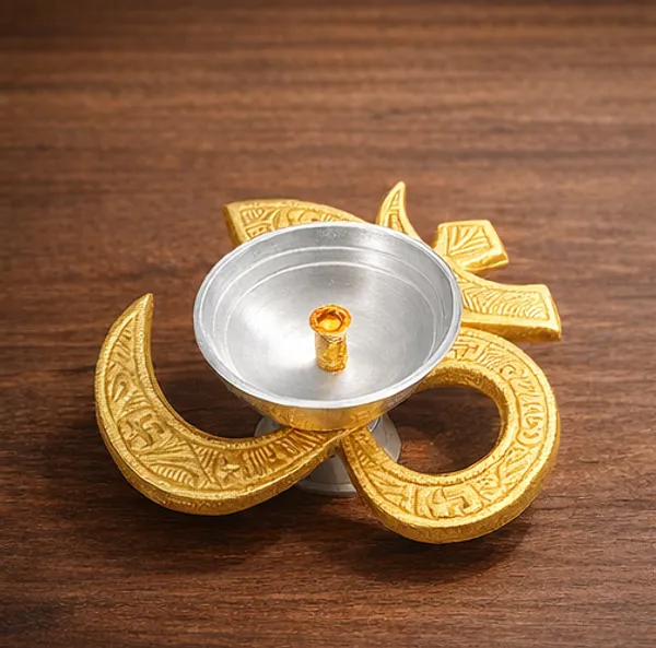 Om_Aluminium_Table_Diya_for_Pooja_|_Golden_Decorative_Akhand_Diya_with_Om_Design_|_Metal_Oil_Lamp_for_Home_Temple,_Mandir,_Office_&_Festival_Decoration