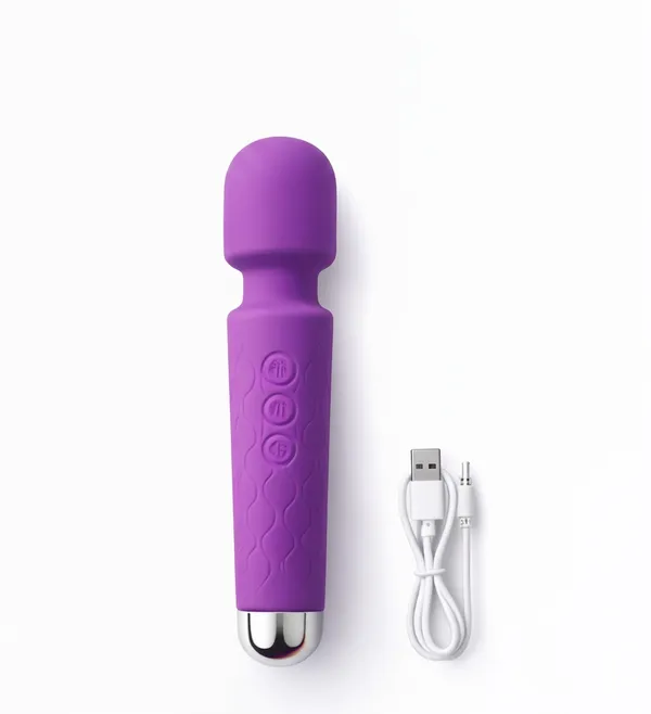 Purple_Silicone_Personal_Massager_For_Personal_Wellness_|_Vibrator