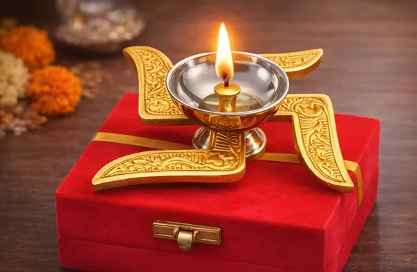 Swastik_Aluminium_Table_Diya_for_Pooja_&_Home_Decor_|_Decorative_Akhand_Oil_Lamp_for_Temple,_Festival_&_Diwali