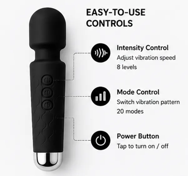 Black_Silicone_Personal_Massager_For_Personal_Wellness_|_Vibrator