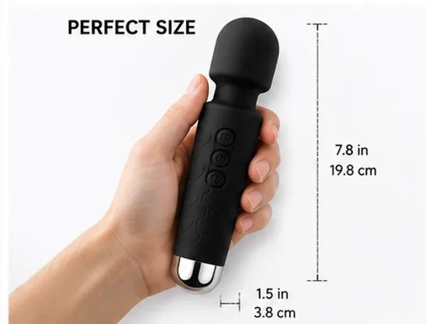 Black_Silicone_Personal_Massager_For_Personal_Wellness_|_Vibrator