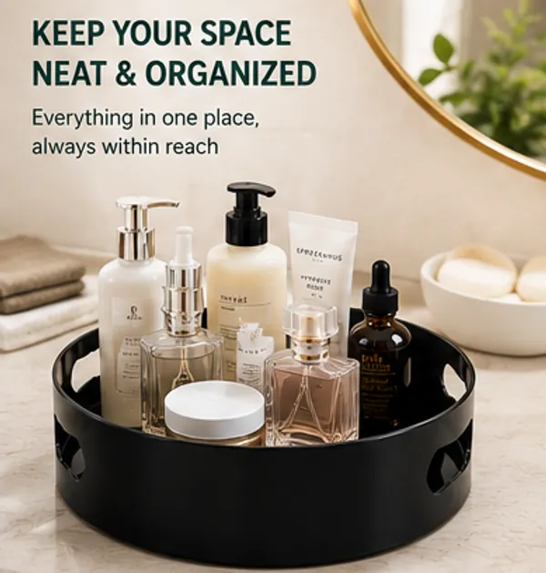 360°_Rotating_Multipurpose_Organizer_Tray_with_Easy_Carry_Handles_for_Kitchen,_Bathroom,_Vanity_&_Office