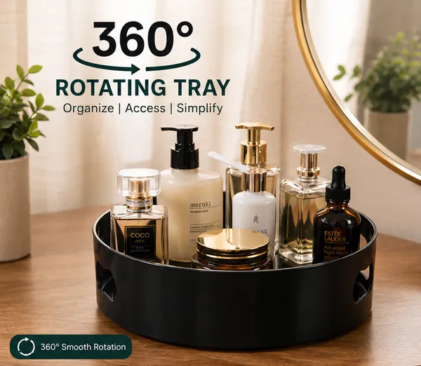 360°_Rotating_Multipurpose_Organizer_Tray_with_Easy_Carry_Handles_for_Kitchen,_Bathroom,_Vanity_&_Office