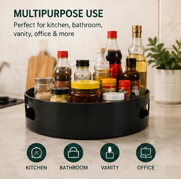 360°_Rotating_Multipurpose_Organizer_Tray_with_Easy_Carry_Handles_for_Kitchen,_Bathroom,_Vanity_&_Office