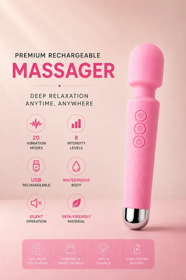 Pink_Silicone_Personal_Massager_For_Personal_Wellness_|_Vibrator