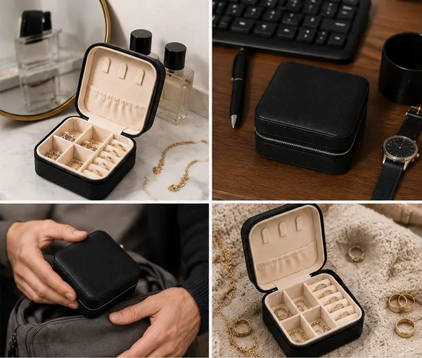 Premium_Jewelry_Organizer_Combo_Pack_of_2_–_Black_&_White_Travel_Jewelry_Boxes_with_Multiple_Compartments,_Ring_Slots_&_Secure_Zipper_Closure