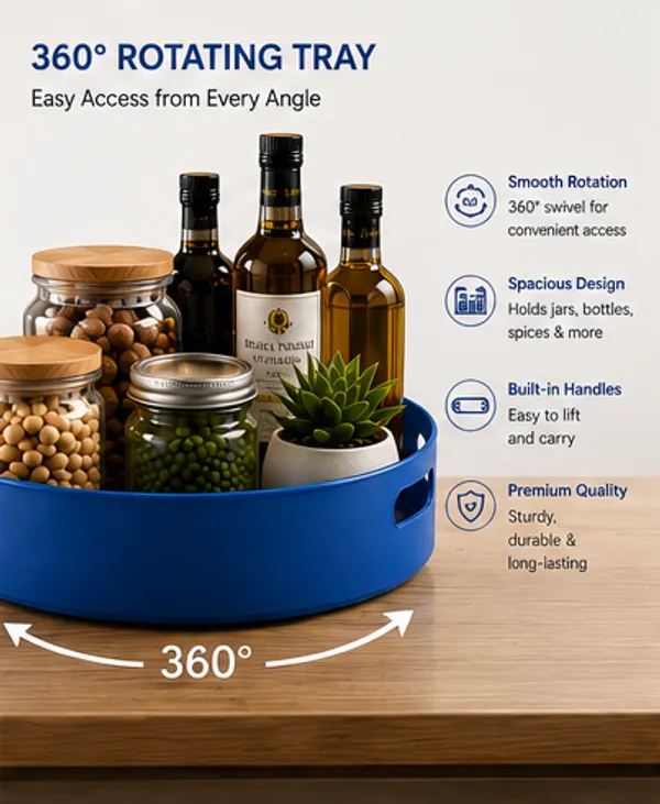 360°_Rotating_Tray_&_3-Piece_Kitchen_Knife_Set_Combo_|_Multipurpose_Organizer_&_Cutting_Knife_Set
