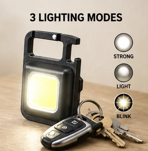 Rechargeable_COB_LED_Keychain_Flashlight_with_Carabiner_Hook,_Bottle_Opener_&_Magnetic_Base_|_USB_Portable_Mini_Pocket_Torch_Light_|_3_Lighting_Modes_|_Emergency,_Camping_&_Car_Repair_|_Black_(Pack_of_1)
