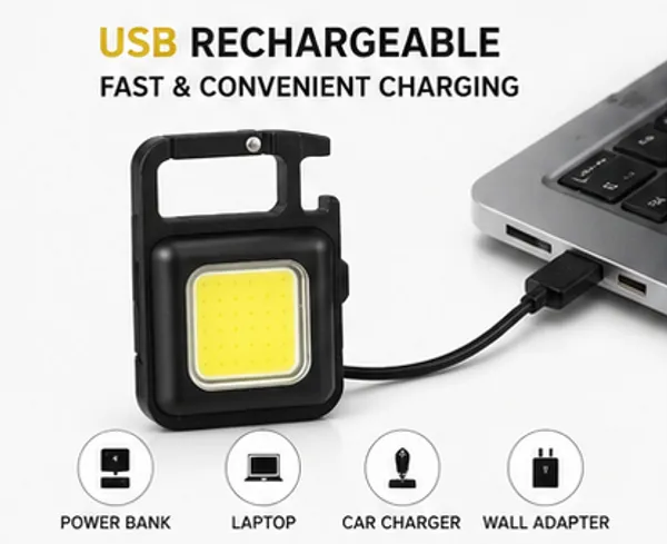 Rechargeable_COB_LED_Keychain_Flashlight_with_Carabiner_Hook,_Bottle_Opener_&_Magnetic_Base_|_USB_Portable_Mini_Pocket_Torch_Light_|_3_Lighting_Modes_|_Emergency,_Camping_&_Car_Repair_|_Black_(Pack_of_1)