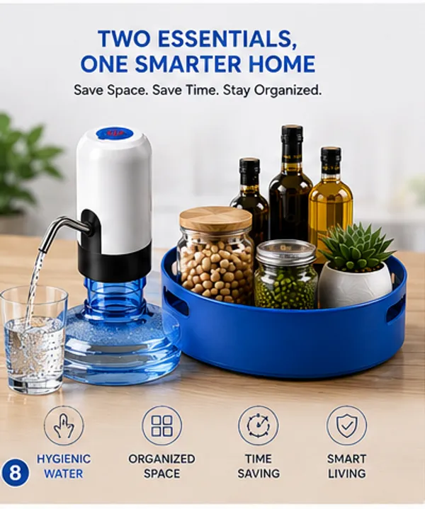 Automatic_Water_Dispenser_&_360°_Rotating_Tray_Combo_|_Smart_Kitchen_&_Home_Utility_Set