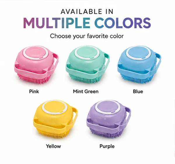 Pack_of_2_Silicone_Bath_Body_Scrubber_|_Soft_Bristle_Shower_Brush_with_Soap_Dispenser_|_Multicolor