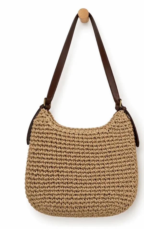 Beige_Woven_Shoulder_Bag_With_Brown_Strap
