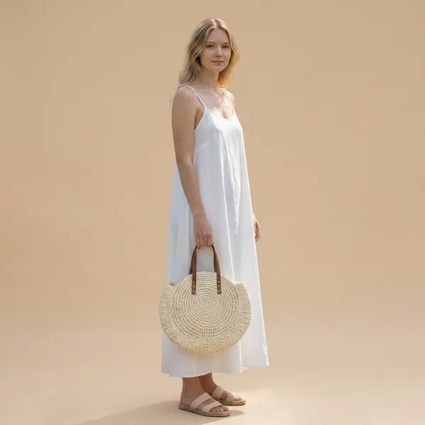 Padam_Cream_Woven_Round_Tote_Bag_With_Brown_Handles