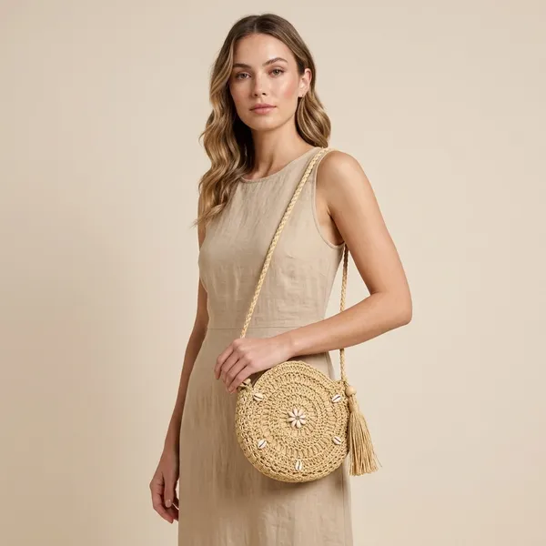 Beige_Round_Woven_Shell_Detail_Sling_Bag