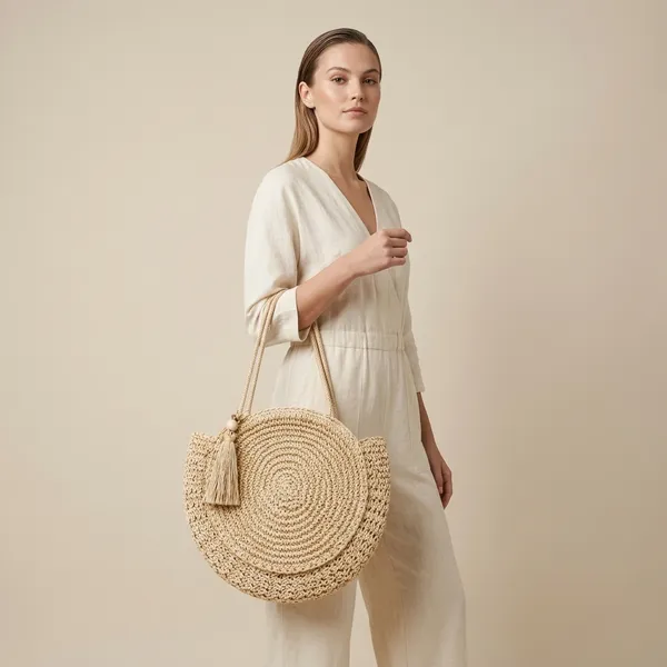 Beige_Woven_Round_Tote_Bag_With_Tassel