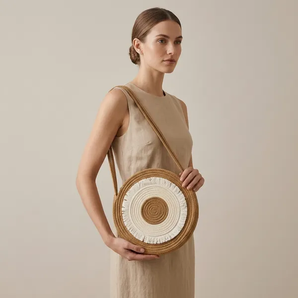 Tan_Woven_Round_Fringe_Shoulder_Bag