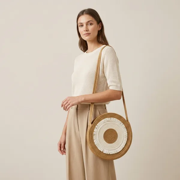 Tan_Woven_Round_Fringe_Shoulder_Bag