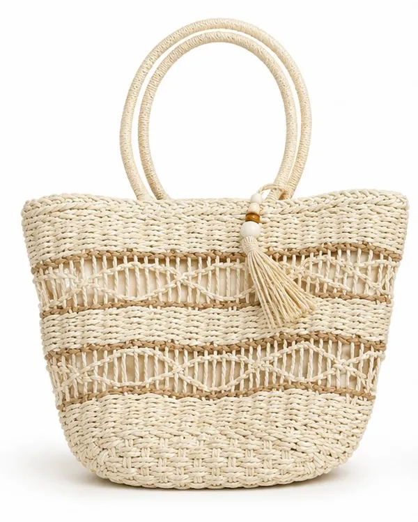 Cream_Woven_Tote_Bag_With_Tassel