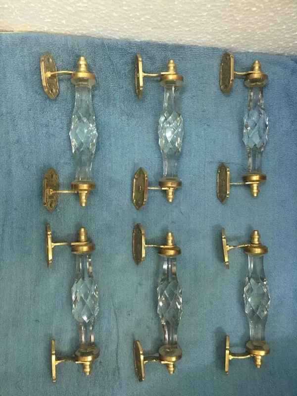 Glass_Brass_Crystal_Door_Handle