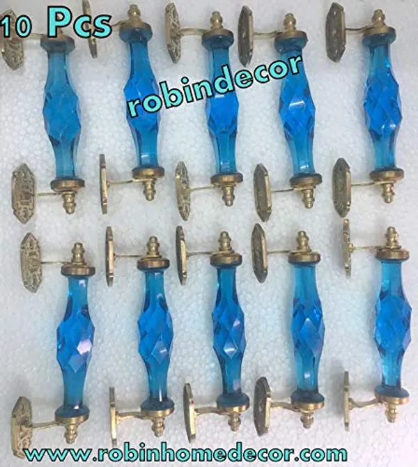 Cabinet_Door_Handle_Crystal_Brass
