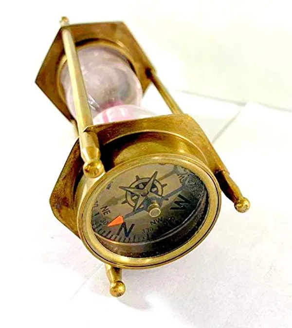 Brass_Sand_Timer_With_Compass